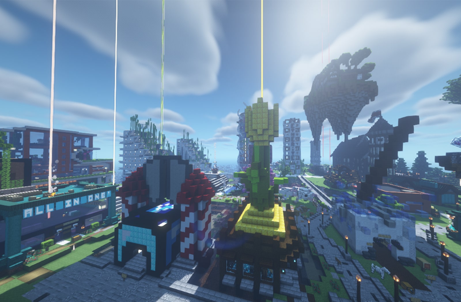 HermitCraft like Server Shopping district